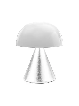 LEXON | LED Lampe MINA L 17cm Orange | silber