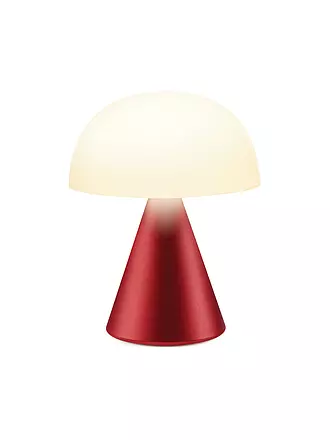 LEXON | LED Lampe MINA L 17cm Soft Gold | dunkelrot