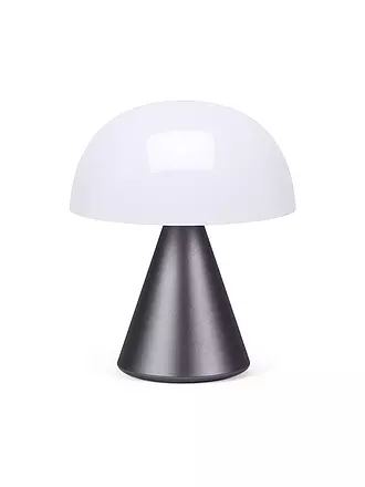LEXON | LED Lampe MINA M 11cm Alu Finish | grau
