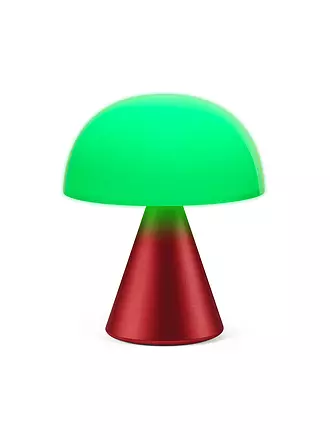 LEXON | LED Lampe MINA M 11cm Dark Green | dunkelrot
