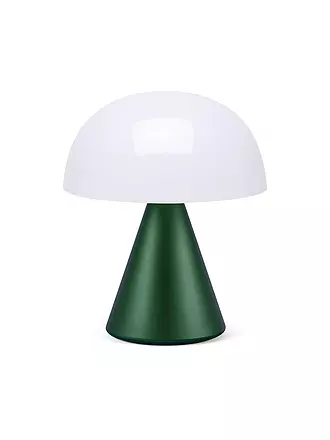 LEXON | LED Lampe MINA M 11cm Dark Green | hellblau