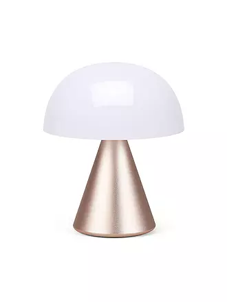 LEXON | LED Lampe MINA M 11cm Dark Red | gold