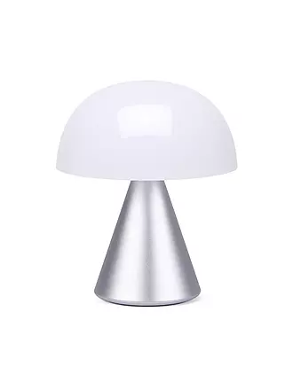 LEXON | LED Lampe MINA M 11cm Dark Red | silber