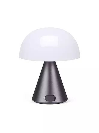 LEXON | LED Lampe MINA M 11cm Gun Metal | dunkelrot