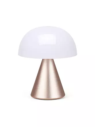 LEXON | LED Lampe MINA M 11cm Light Pink | gold