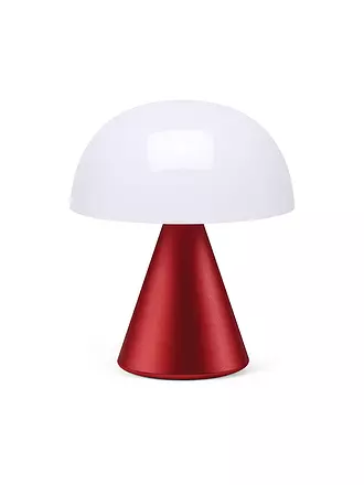 LEXON | LED Lampe MINA M 11cm Orange | dunkelrot