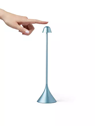 LEXON | LED Lampe STELI 28,6cm Light Blue | hellblau