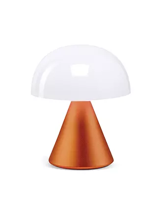 LEXON | Mini LED Lampe MINA 8,3cm Alu Finish | orange
