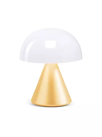 LEXON | Mini LED Lampe MINA 8,3cm Alu Finish | gelb