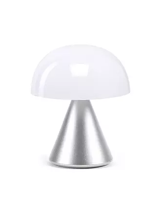 LEXON | Mini LED Lampe MINA 8,3cm Light Blue | silber