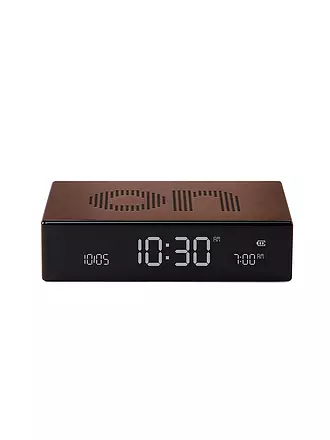 LEXON | Wecker FLIP PREMIUM 10x6,5cm Light Gold | braun