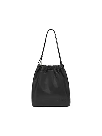 LIEBESKIND BERLIN | Ledertasche - Bucket Bag CLOUD Medium | schwarz