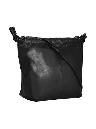 LIEBESKIND BERLIN | Ledertasche - Bucket Bag | schwarz