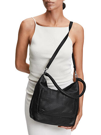 LIEBESKIND BERLIN | Ledertasche - Ever Hobo M | schwarz