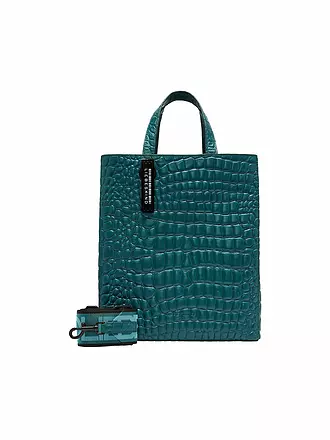 LIEBESKIND BERLIN | Ledertasche - Shopper  PAPER TOTE Medium | petrol