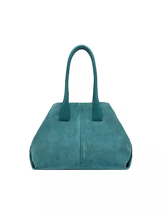 LIEBESKIND BERLIN | Ledertasche - Shopper CHELSEA Medium | petrol