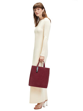 LIEBESKIND BERLIN | Ledertasche - Tote Bag PAPER BAG M | dunkelrot
