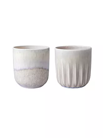 LIKE BY VILLEROY & BOCH | Becher Set 2tlg Perlemor Sand | beige