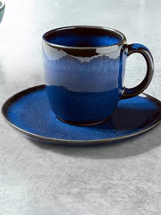 LIKE BY VILLEROY & BOCH | Kaffeetasse 240ml lave gris | dunkelblau