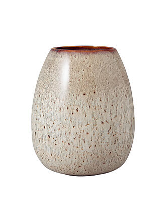 LIKE BY VILLEROY & BOCH | Lave Home Vase Egg Shape, 14,5x14,5x17,5cm, Beige | beige