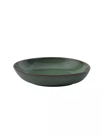 LIKE BY VILLEROY & BOCH | Schale flach klein 22x21cm Lave Glace | dunkelgrün