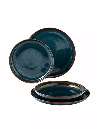 LIKE BY VILLEROY & BOCH | Tafel-Set Crafted Denim 4-teilig Blau | hellblau