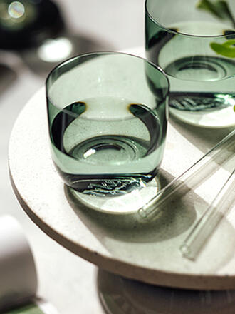 LIKE BY VILLEROY & BOCH | Wasserglas 2er Set LIKE GLASS 280ml Grape | grau