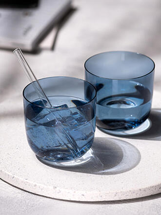 LIKE BY VILLEROY & BOCH | Wasserglas 2er Set LIKE GLASS 280ml Grape | hellblau