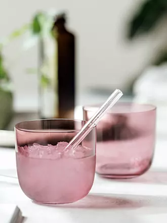 LIKE BY VILLEROY & BOCH | Wasserglas 2er Set LIKE GLASS 280ml Grape | hellblau
