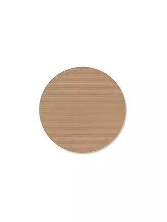 LIND DNA |  Glasuntersetzer 10cm CORDUROY RUND Olive Green | camel