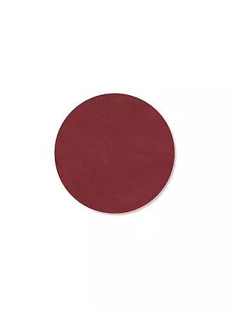 LIND DNA | Glasuntersetzer 10cm CIRCLE Yellow | rot