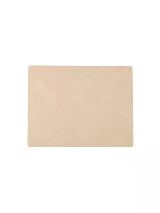 LIND DNA | Leder Tischset NUPO 35x45cm Light Blue | camel
