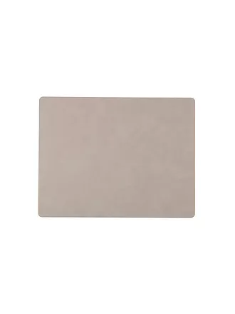 LIND DNA | Leder Tischset NUPO 35x45cm Light Blue | hellgrau