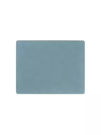 LIND DNA | Leder Tischset NUPO 35x45cm Light Blue | rot