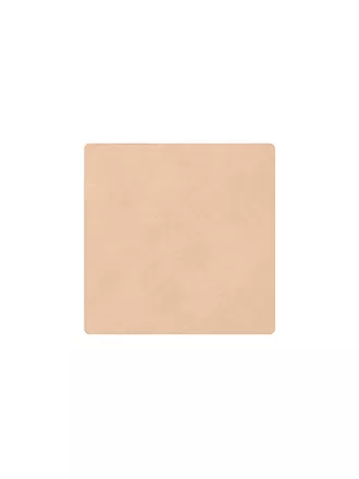 LIND DNA | Leder-Untersetzer eckig 10x10cm Pastel Green | camel