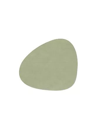LIND DNA | Tischset 37x44cm CORDUROY OVAL Nature | olive