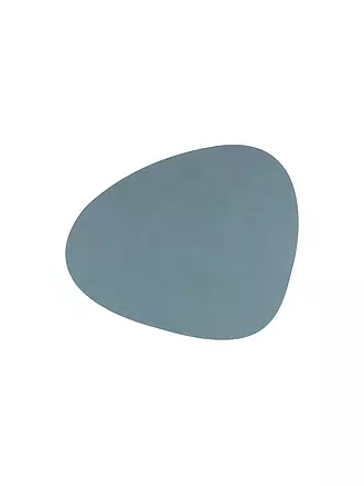 LIND DNA | Tischset 37x44cm CURVE Nupo Oval Yellow | hellblau