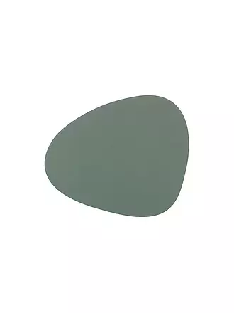 LIND DNA | Tischset 37x44cm CURVE Nupo Oval Yellow | hellgrün