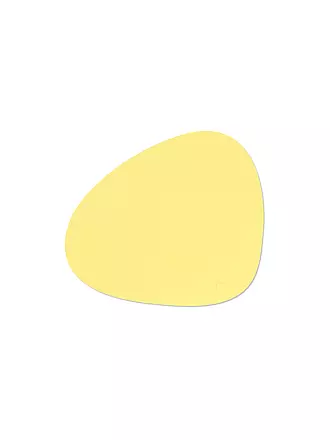LIND DNA | Tischset 37x44cm CURVE Nupo Oval Yellow | rot