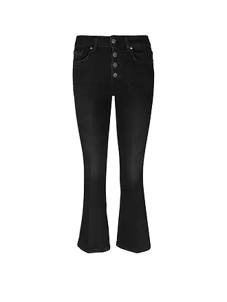 LIU JO | Jeans Flared Fit 7/8 AUTHENTIC FLY | schwarz