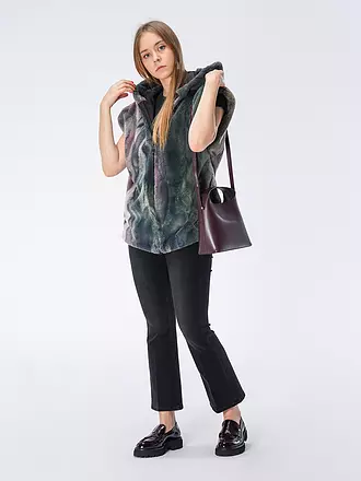 LIU JO | Jeans Flared Fit 7/8 AUTHENTIC FLY | schwarz