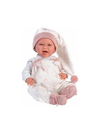LLORENS | Babypuppe mit Hängewiege rosa 42cm | keine Farbe