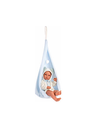 LLORENS | Babypuppe mit Schaukelzelt blau 35cm | keine Farbe