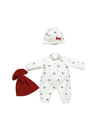 LLORENS | Puppen Pyjamaset mit Mütze und Kuscheltuch 35-38cm | keine Farbe
