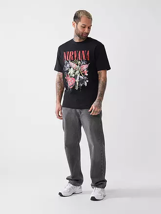 LMTD | T-Shirt NLMVALOR NIRVANA | schwarz