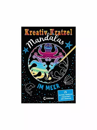 LOEWE VERLAG | Buch - Kreativ-Kratzel Mandalas: Im Meer | keine Farbe