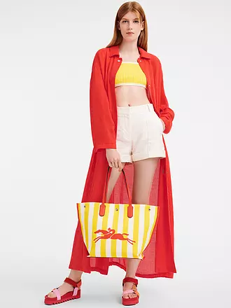 LONGCHAMP | Essential Shopper Large, Jaune/Black | gelb