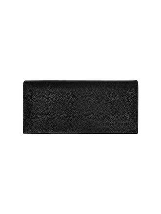 LONGCHAMP | Geldbörse Le Foulonné, Noir | creme