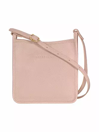 LONGCHAMP | Le Foulonné Umhängetasche mit Reißverschluss Small, Nude | rot