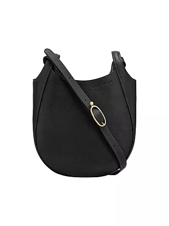 LONGCHAMP | Le Foulonne Umhängetasche Small, Noir | creme
